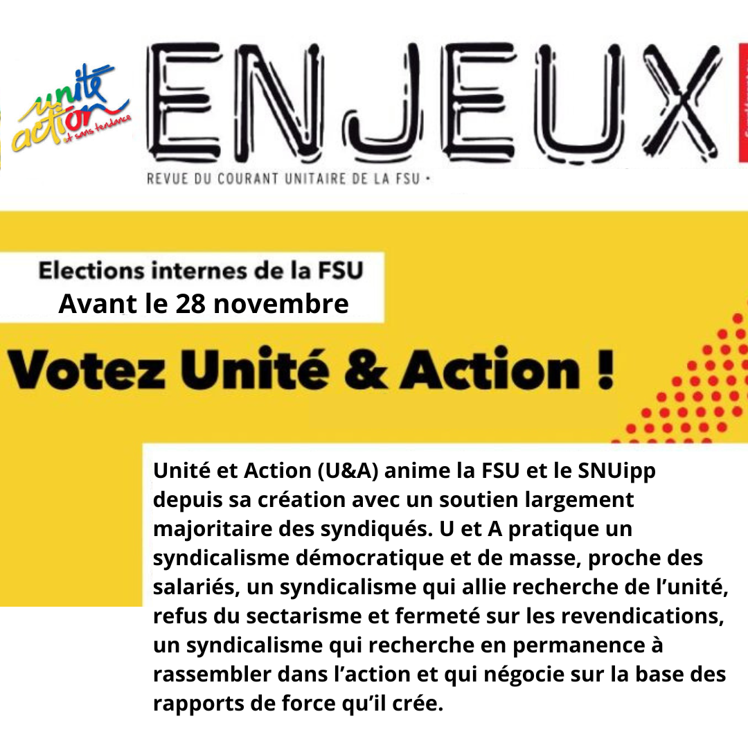 Unir largement, pour agir !