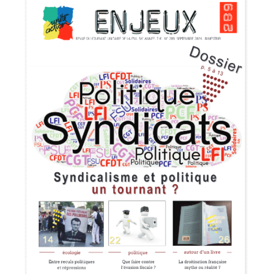Lisez « enjeux » la revue d’U&A