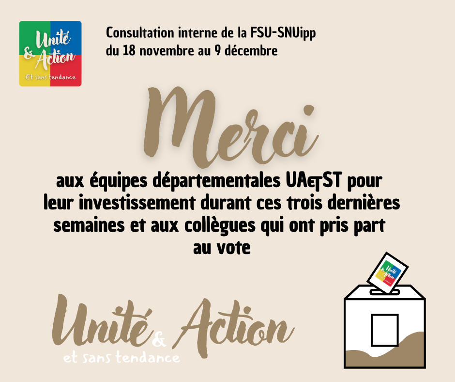 merci aux equipe départementales pour leur investissement