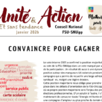 une du bulletin UA&ST du CN de janvier 26