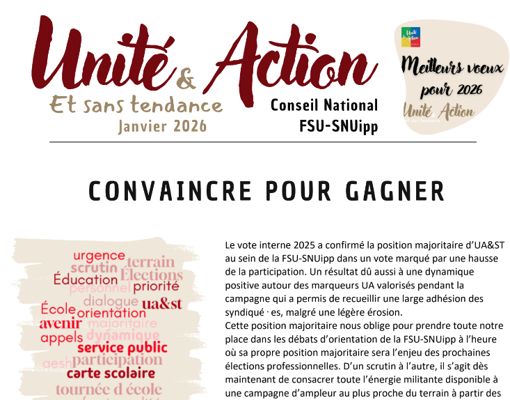 Bulletin du CN de janvier 2026