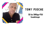 Tony Pioche SD du SNUipp-FSU Guadeloupe